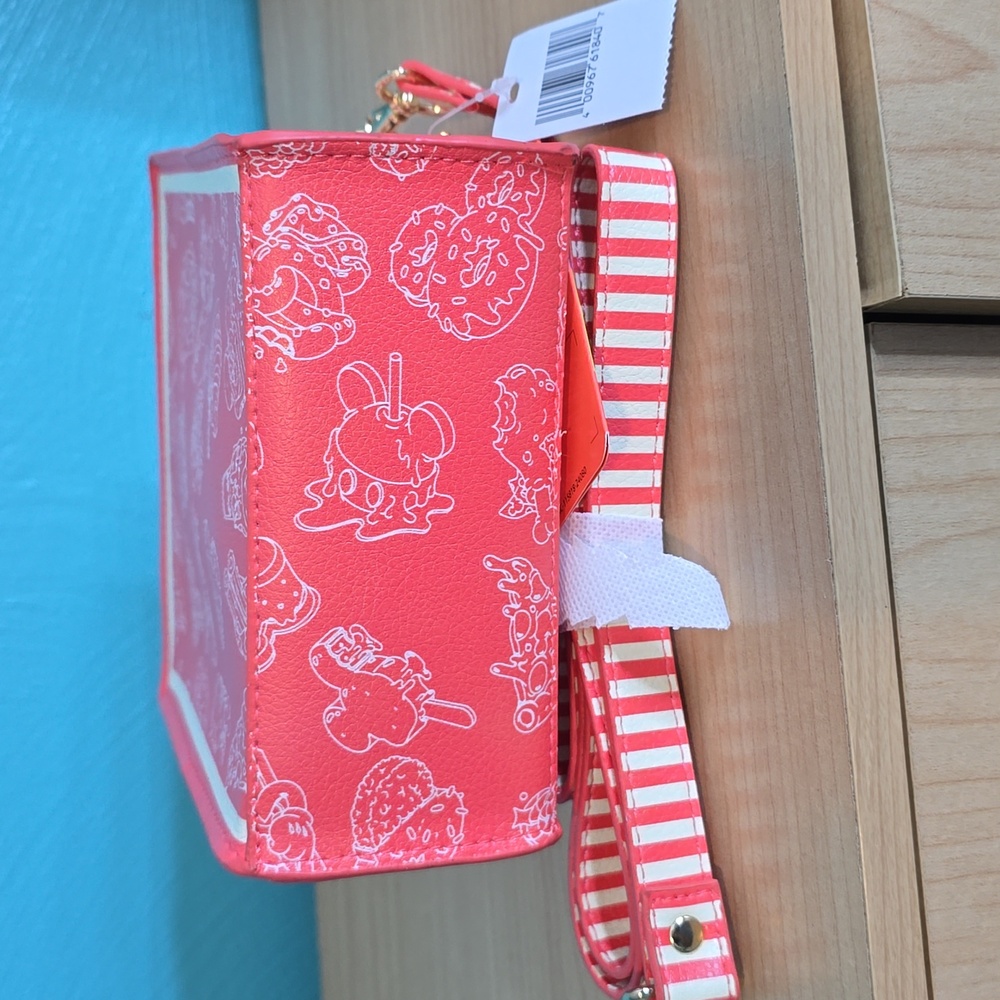 Disney Eats Popcorn Bucket Bag with White Illustrations - Picture 3 of 3